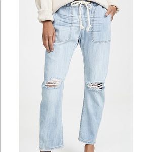 One Teaspoon Shabbies Drawstring Boyfriend Jeans.